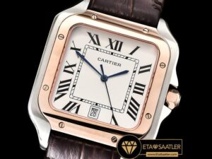 CAR0429C - Santos De Cartier 2018 Mens RGSSLE Wht Swiss Qtz - 01.jpg